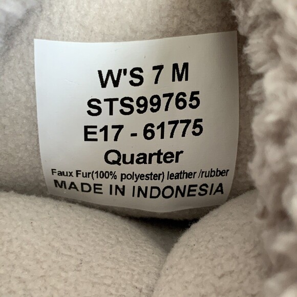 Sperry Syren Duck Boots Strait Lace-up Rain Shoes Beige 7 - Picture 7 of 13